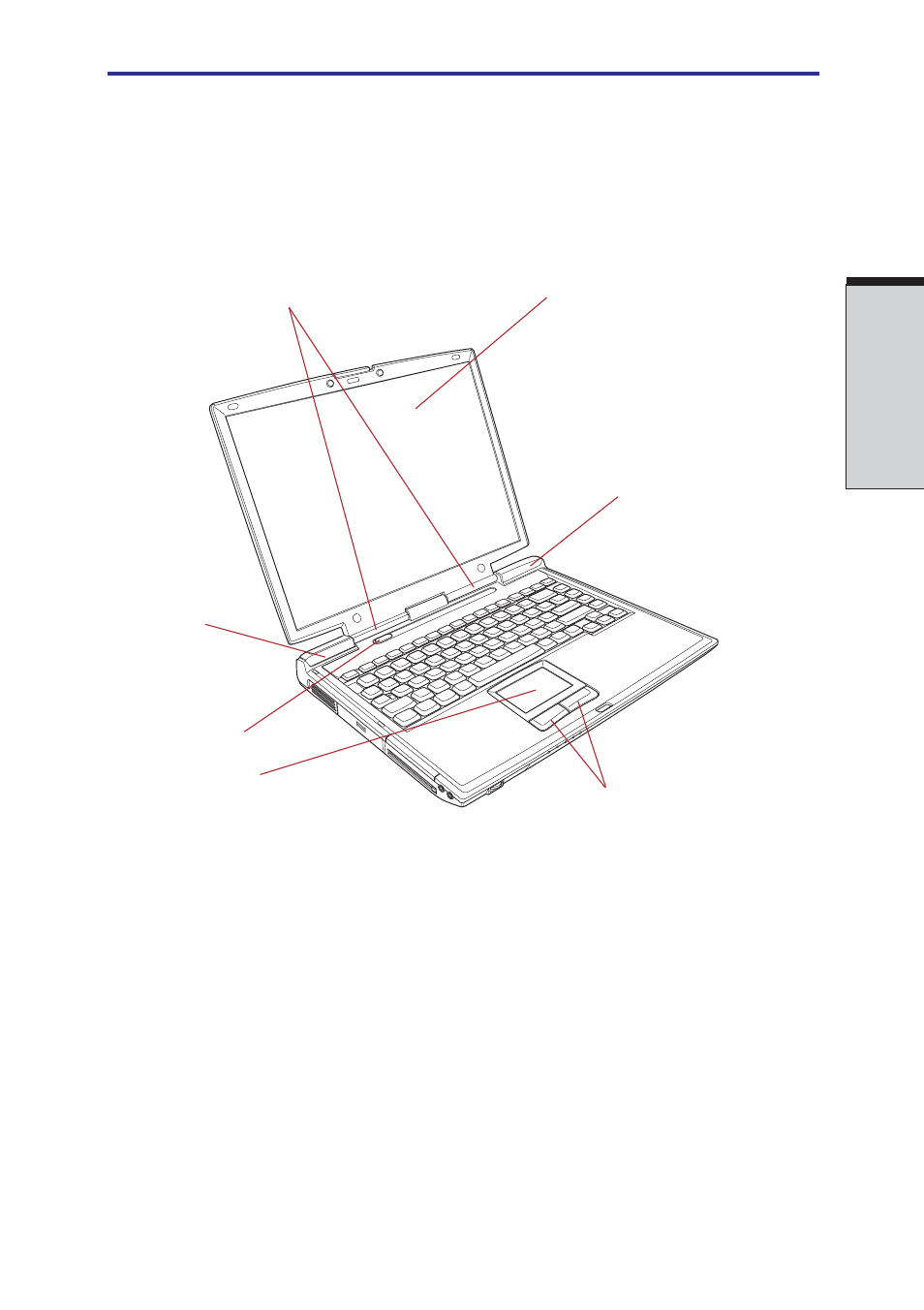 Front with the display open, Front with the display open -7 | Toshiba A10 Series User Manual | Page 59 / 259