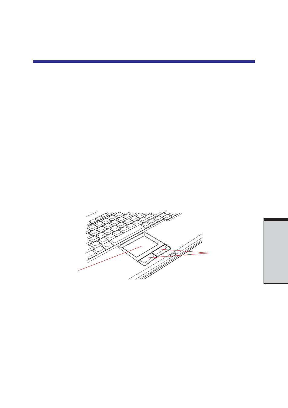 Chapter 4 operating basics, Pointing devices, Using the touch pad | Pointing devices -1, Using the touch pad -1, Operating basics, Refer to the, Section in chapter 4, Chapter 4 | Toshiba A10 Series User Manual | Page 83 / 259