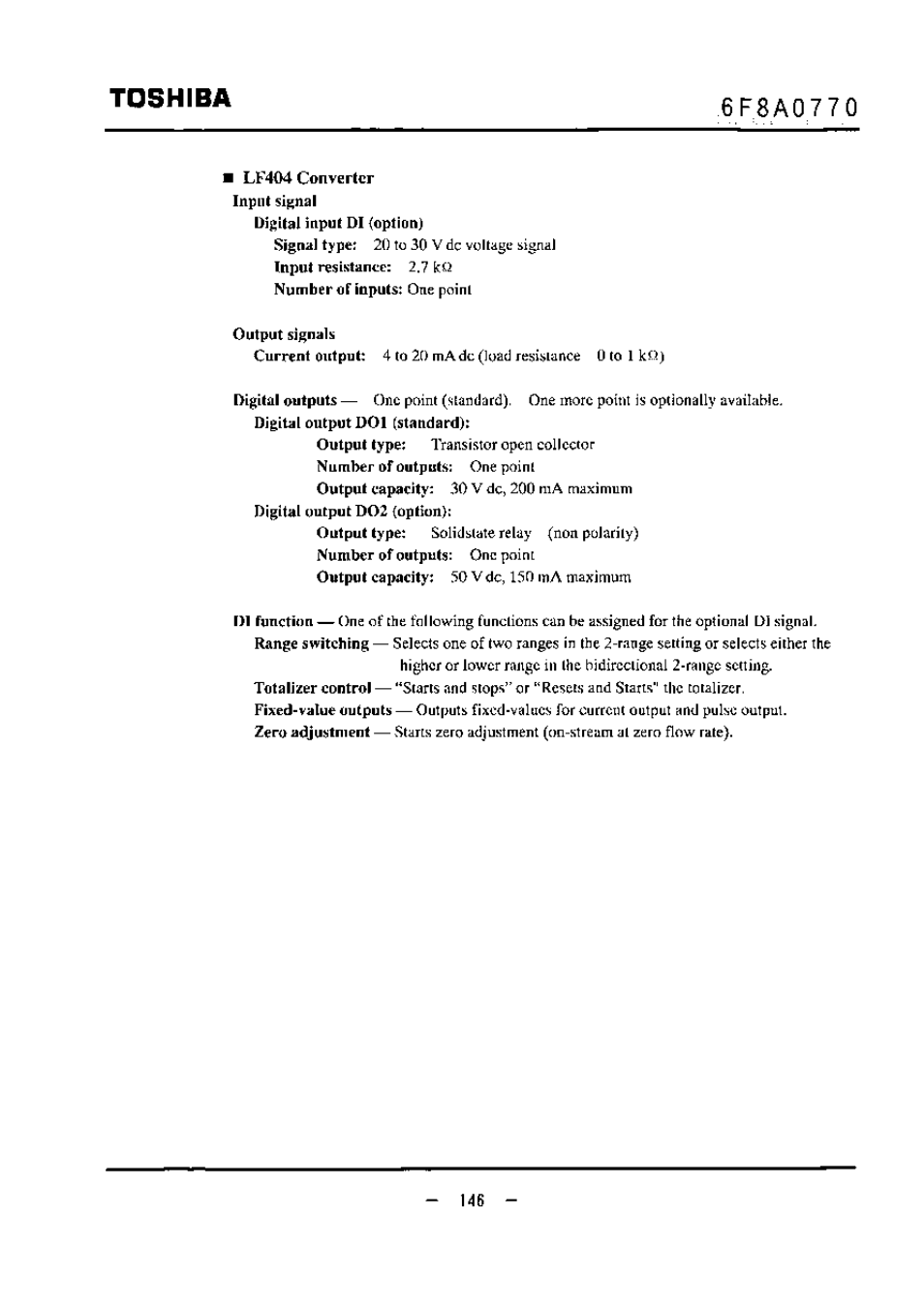 Toshiba | Toshiba LF434 User Manual | Page 147 / 158