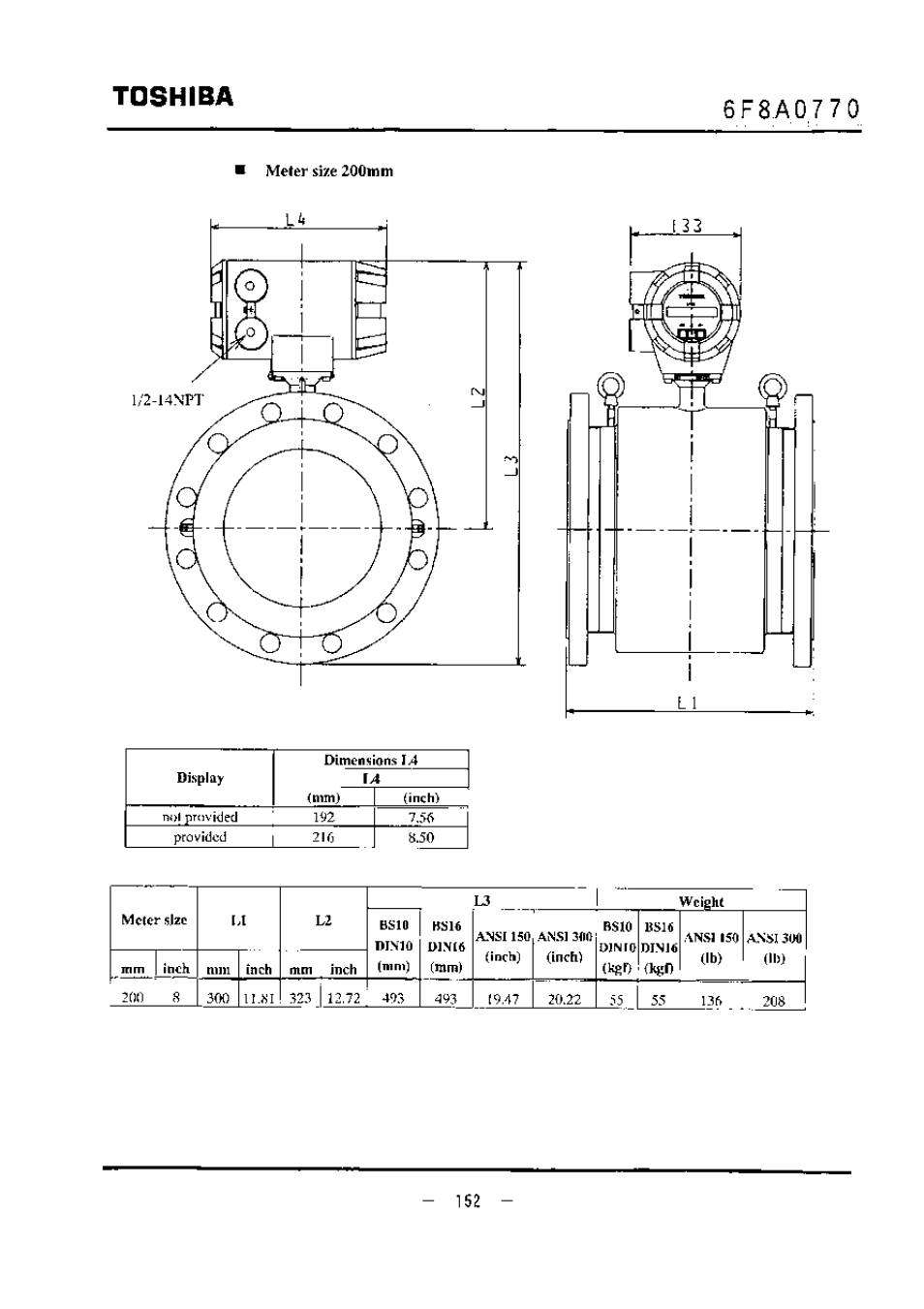 Toshiba | Toshiba LF434 User Manual | Page 153 / 158
