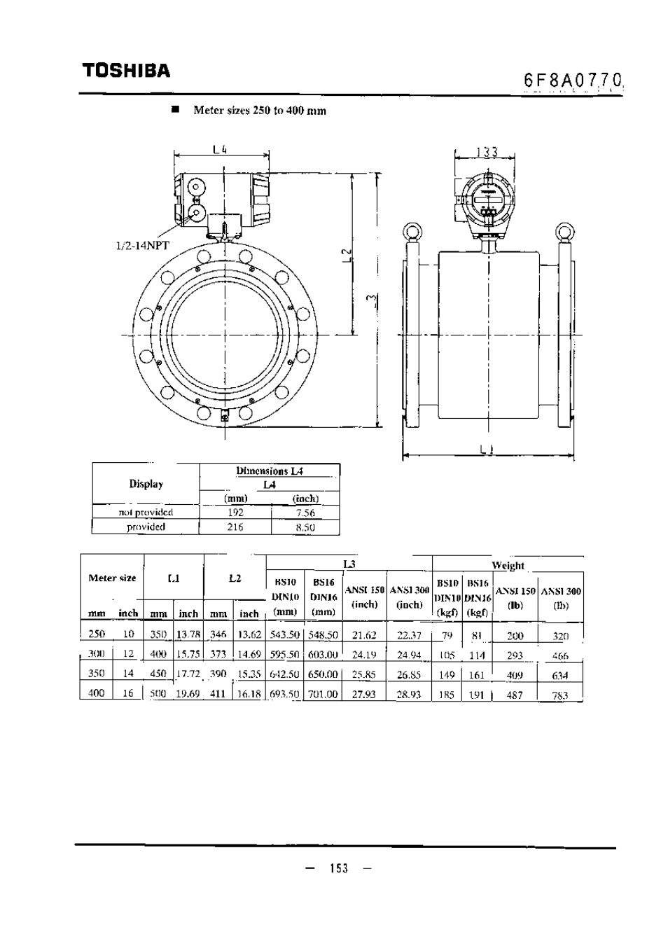 Toshiba | Toshiba LF434 User Manual | Page 154 / 158