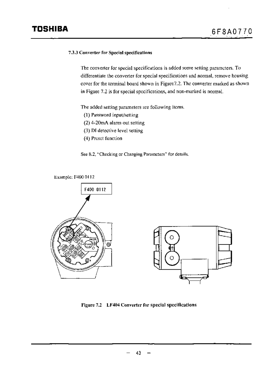 Toshiba | Toshiba LF434 User Manual | Page 44 / 158