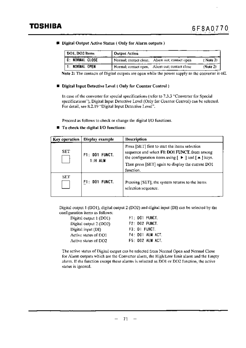 Toshiba | Toshiba LF434 User Manual | Page 72 / 158