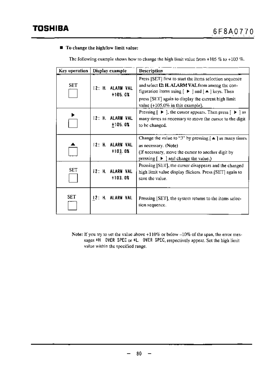 Toshiba | Toshiba LF434 User Manual | Page 81 / 158