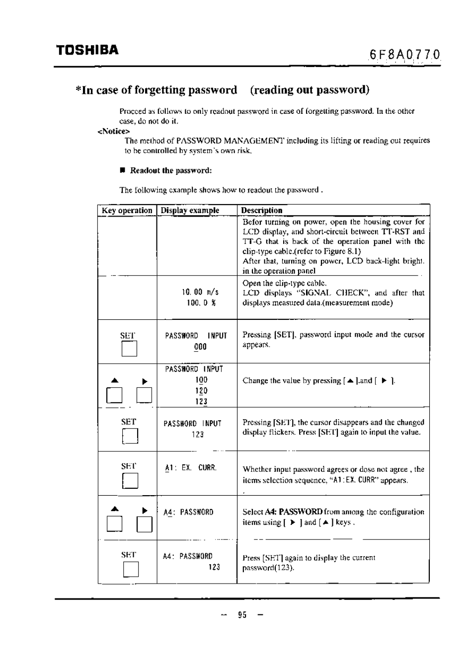 Notice, Toshiba | Toshiba LF434 User Manual | Page 96 / 158