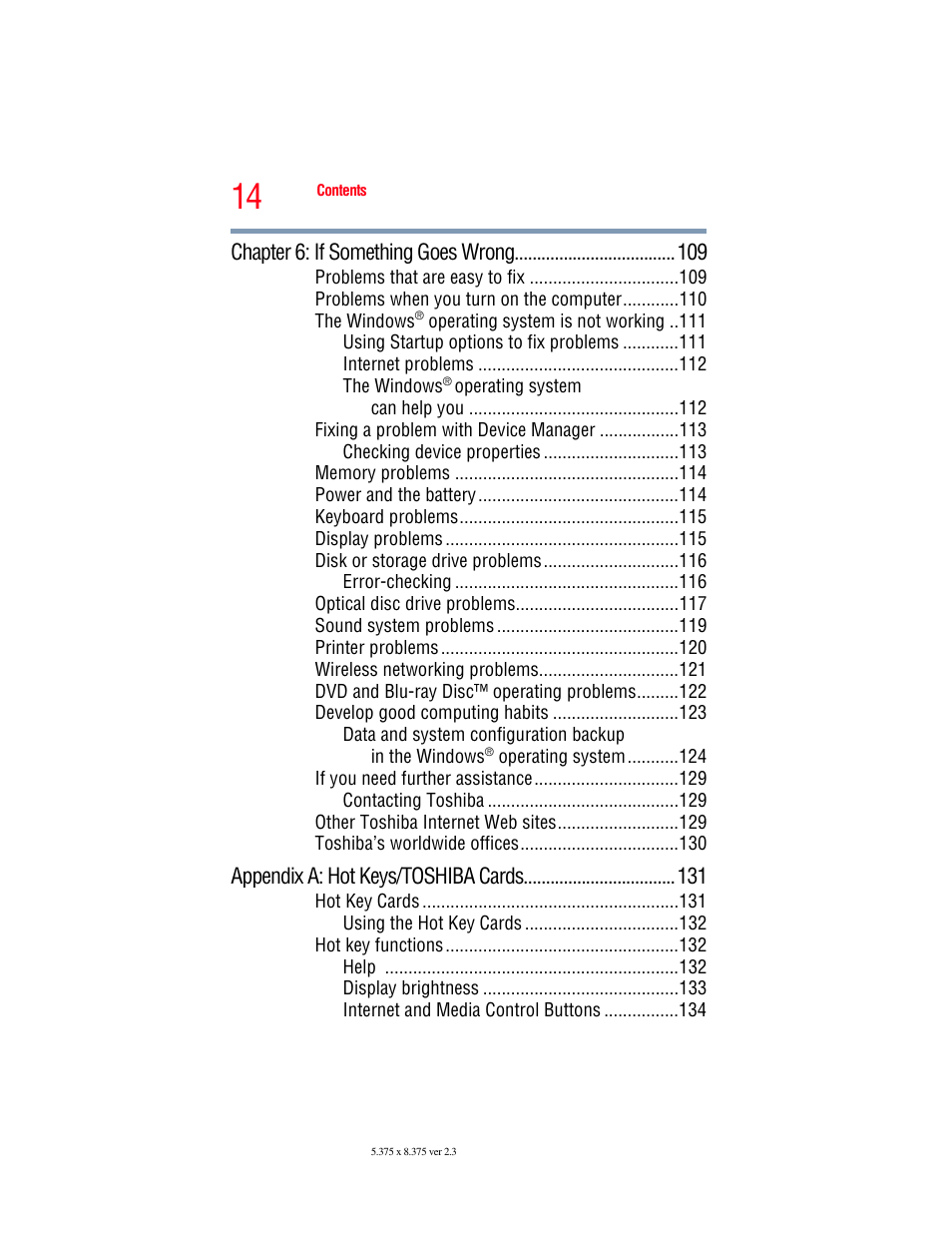 Toshiba LX800 User Manual | Page 14 / 159