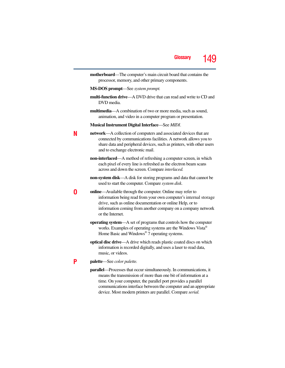 Toshiba LX800 User Manual | Page 149 / 159