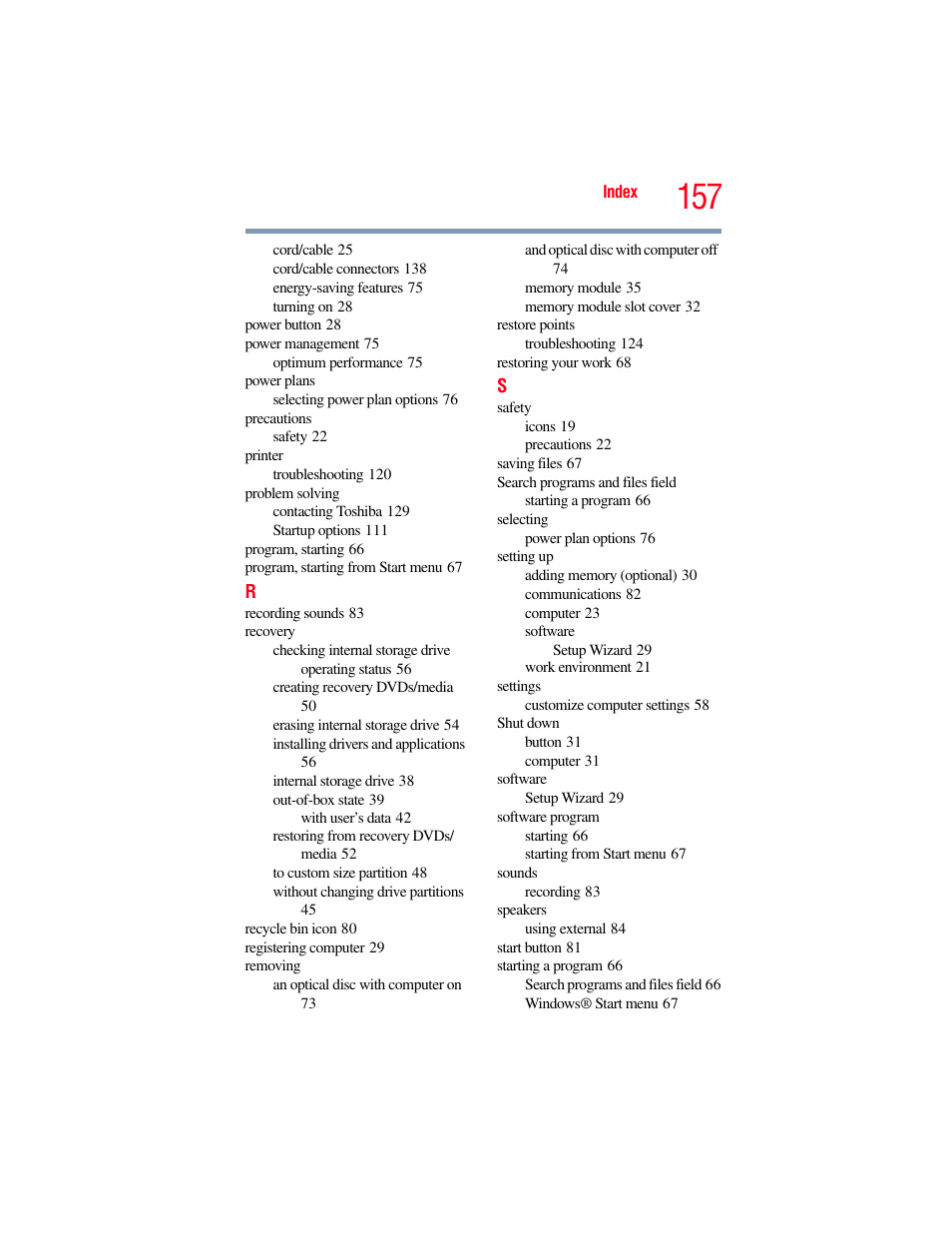 Toshiba LX800 User Manual | Page 157 / 159