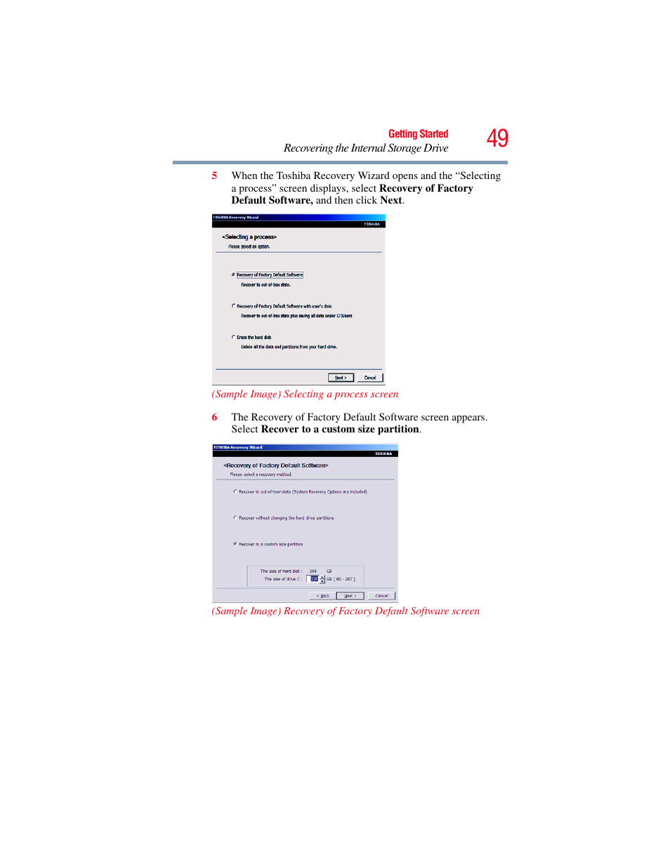 Toshiba LX800 User Manual | Page 49 / 159