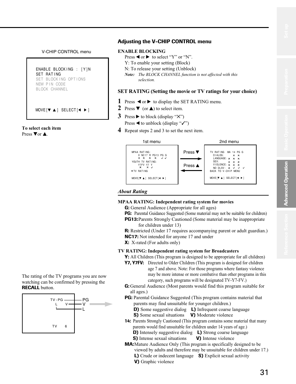 Toshiba 27A50 User Manual | Page 31 / 38