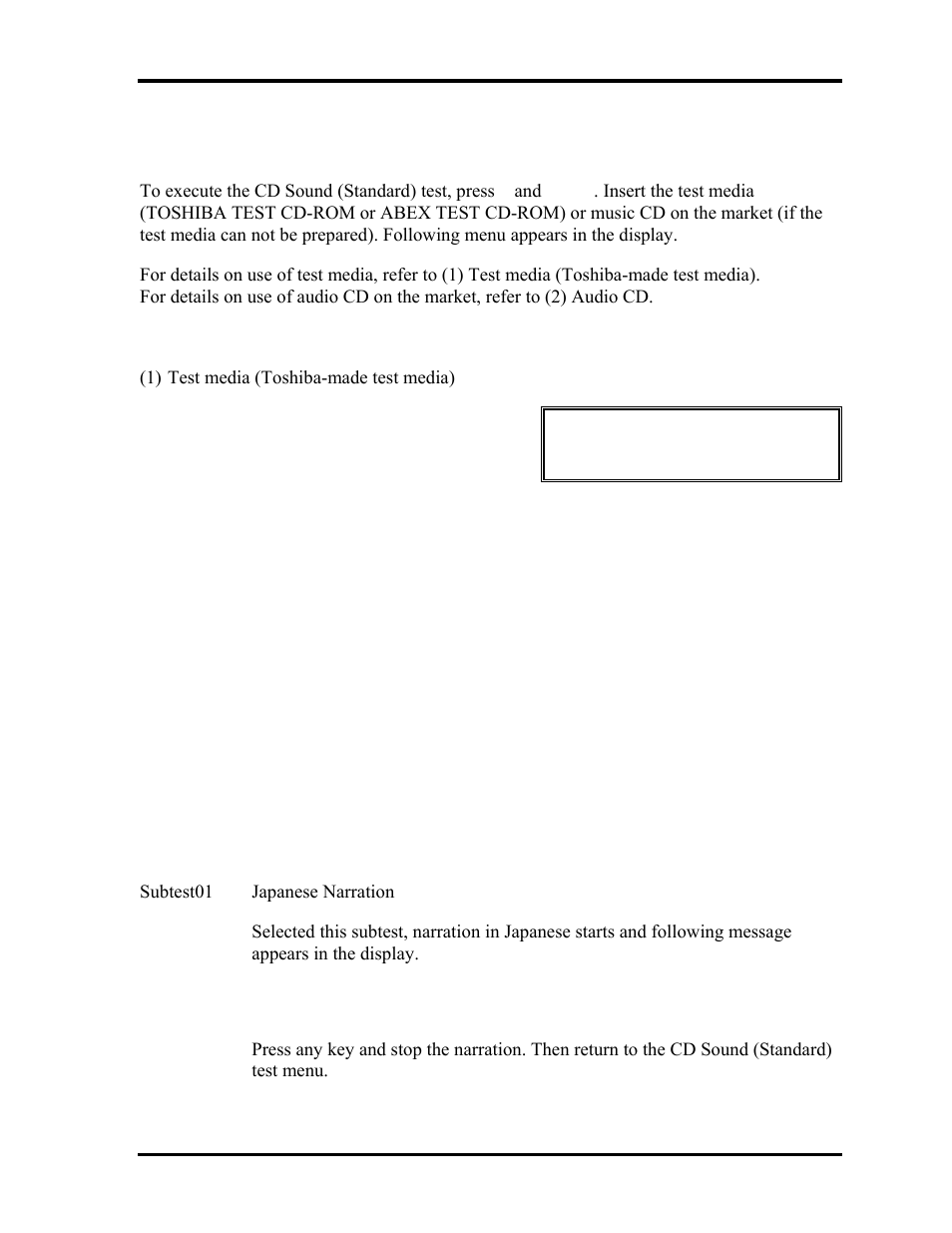 3 cd sound (standard), 1) test media (toshiba-made test media) | Toshiba PORTEGE M400 User Manual | Page 211 / 426