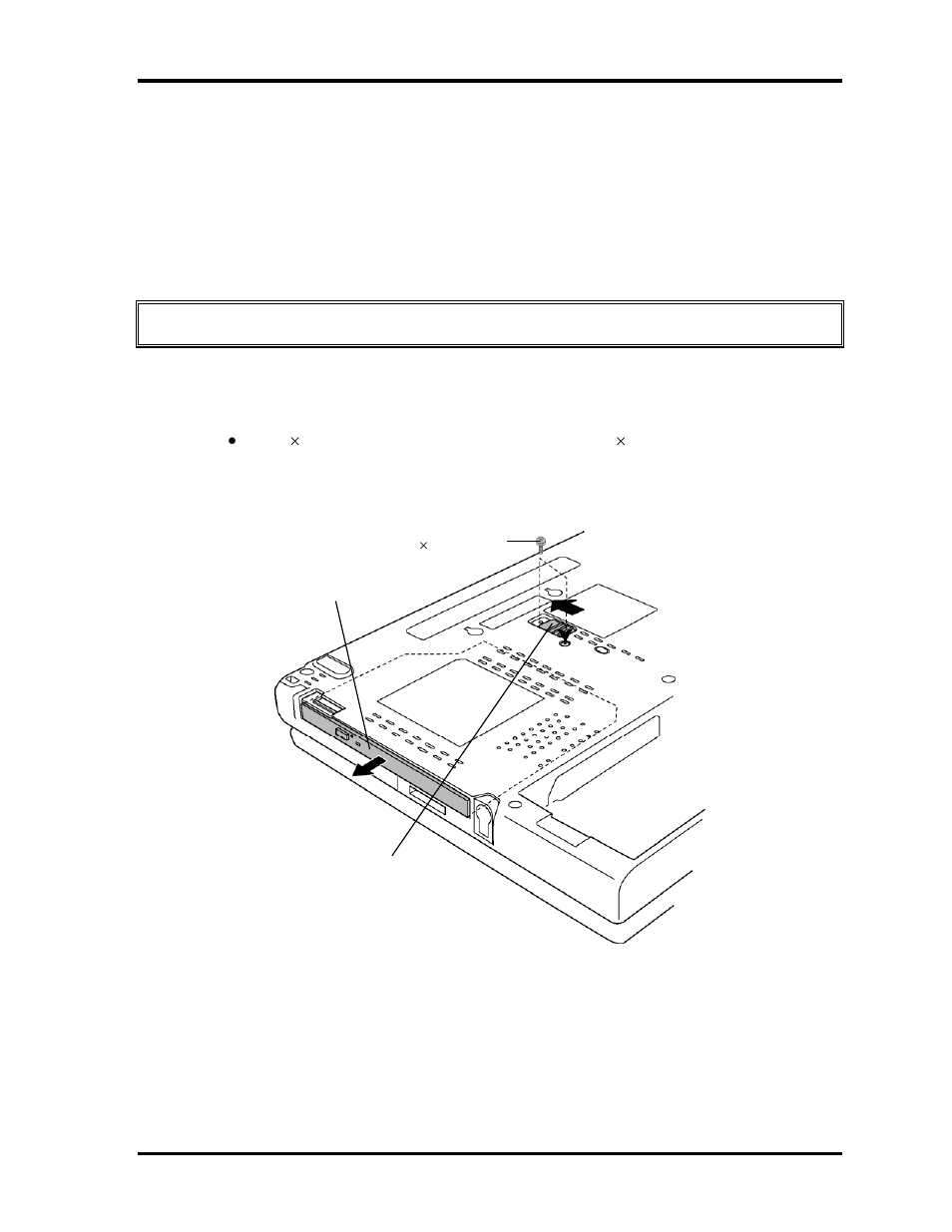 6 slim select bay module, Removing the slim select bay module | Toshiba PORTEGE M400 User Manual | Page 255 / 426