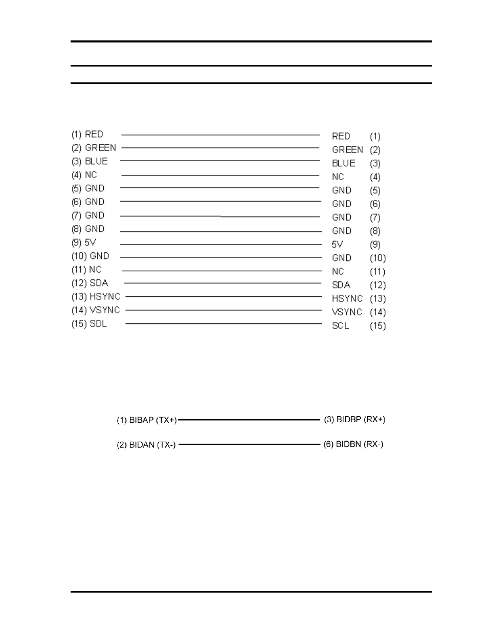 Appendix f - wiring diagrams, F.1 rgb monitor wraparound connector, F.2 lan loopback connector | Appendix f wiring diagrams | Toshiba PORTEGE M400 User Manual | Page 391 / 426