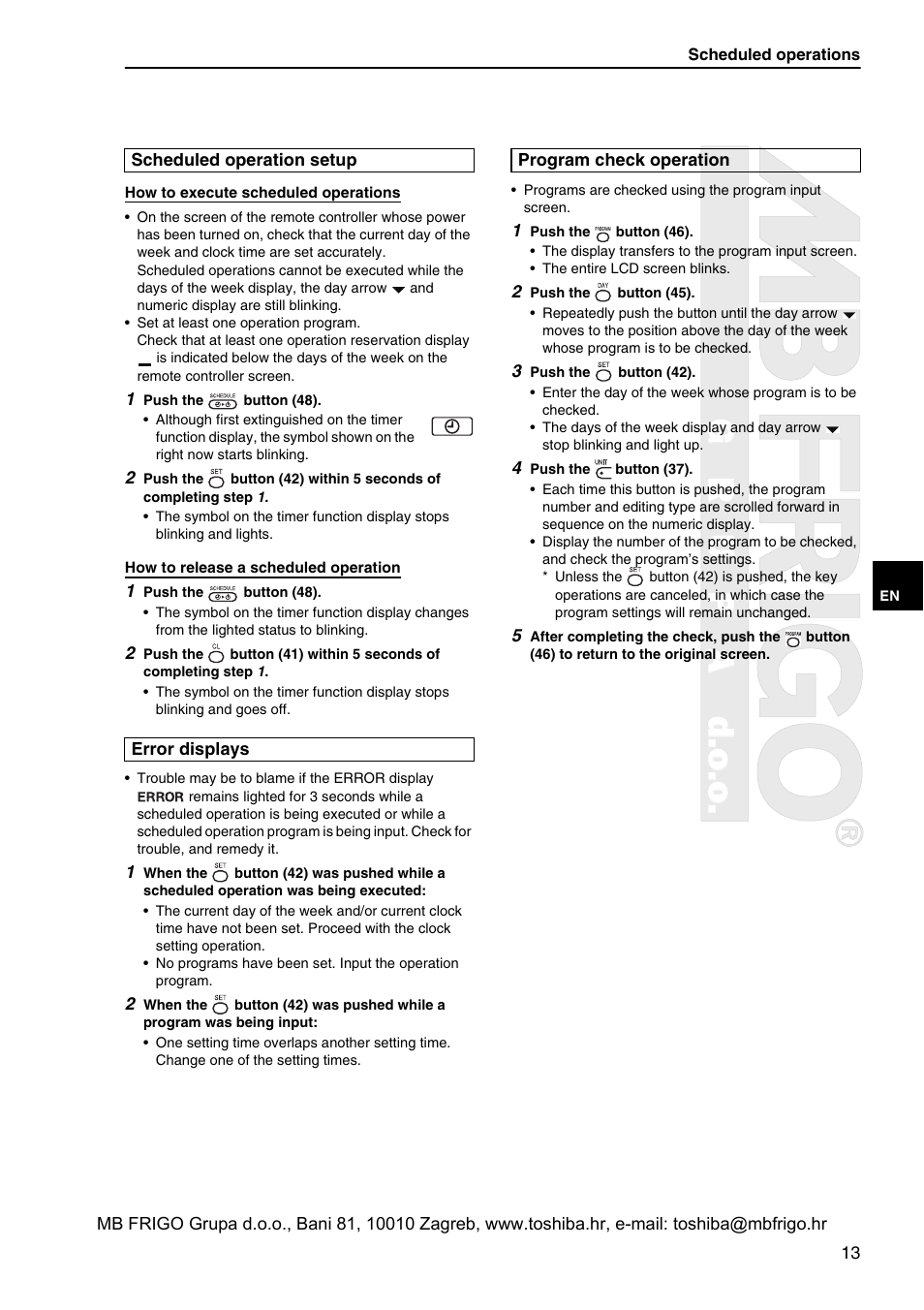 Grupad.o.o | Toshiba RBC-AMS41E User Manual | Page 14 / 21