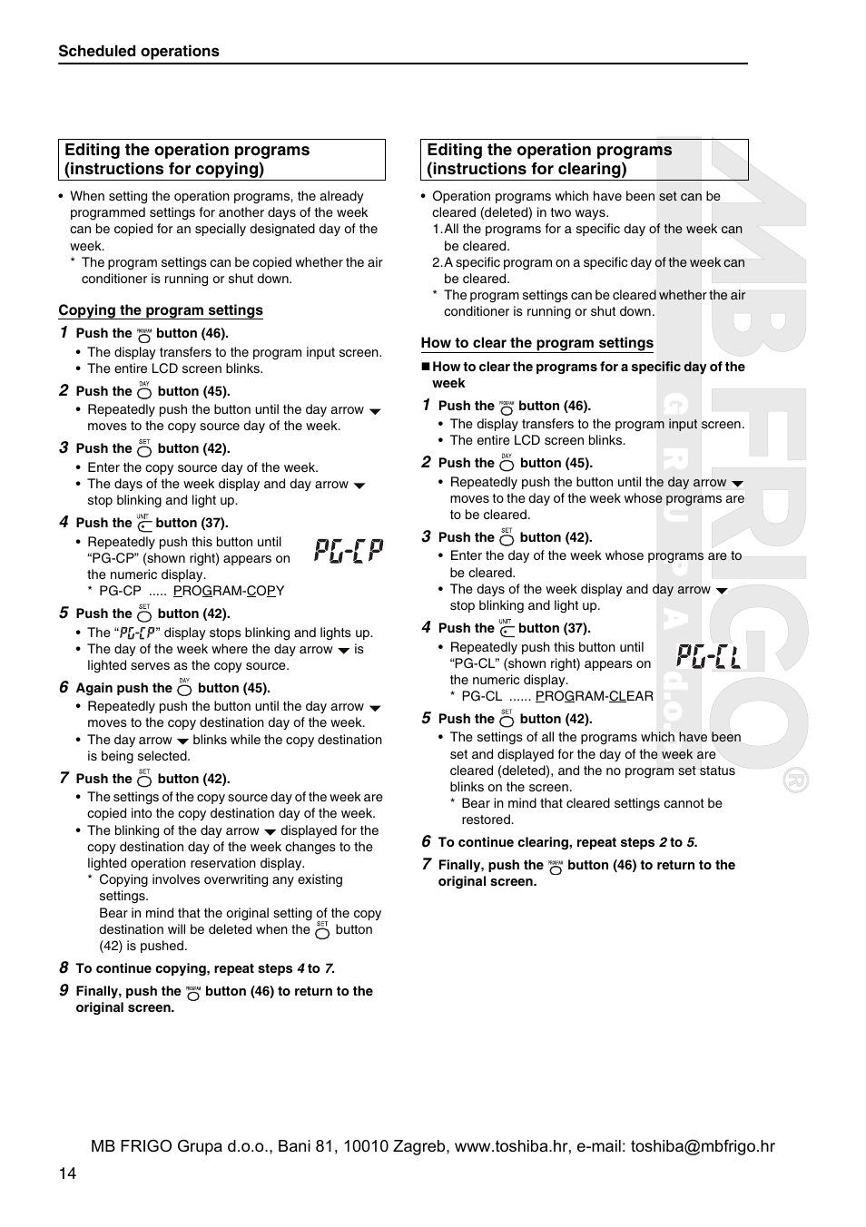 Grupad.o.o | Toshiba RBC-AMS41E User Manual | Page 15 / 21