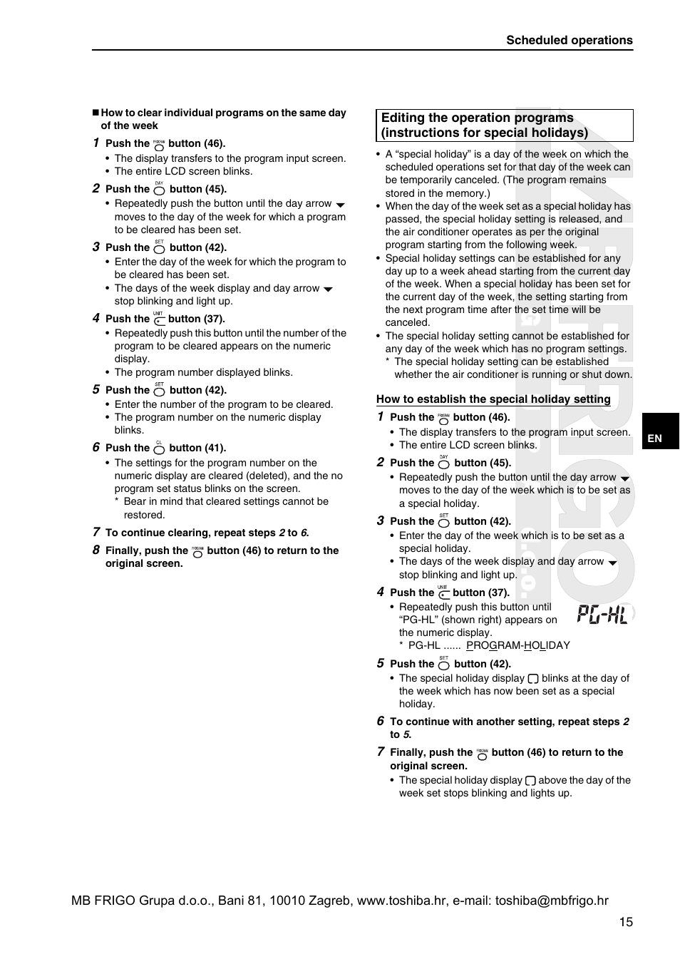 Grupad.o.o | Toshiba RBC-AMS41E User Manual | Page 16 / 21