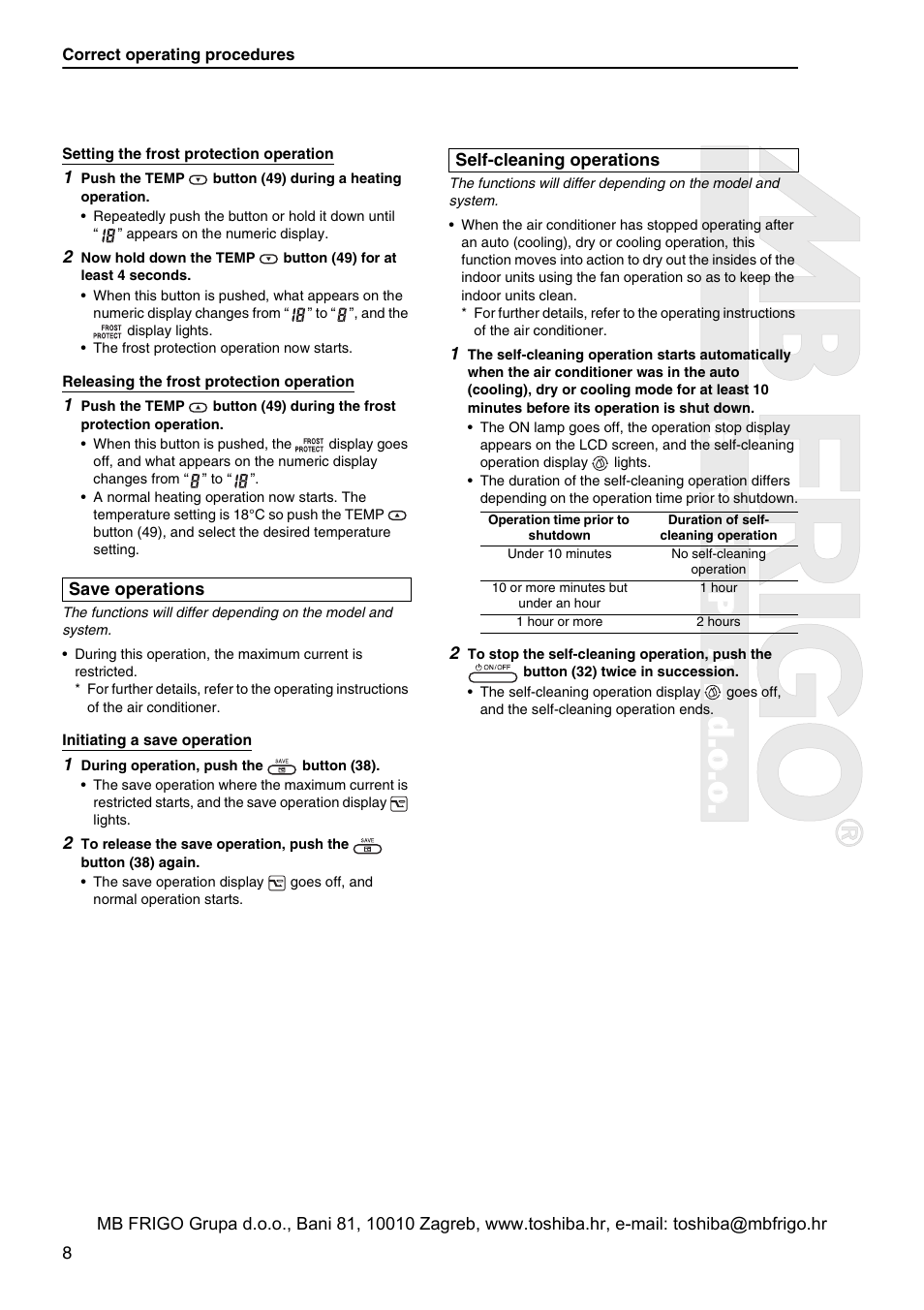 Grupad.o.o | Toshiba RBC-AMS41E User Manual | Page 9 / 21
