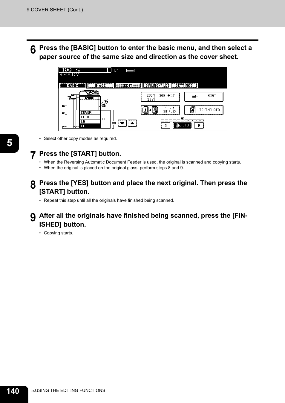 Toshiba E-STUDIO 850 User Manual | Page 142 / 338