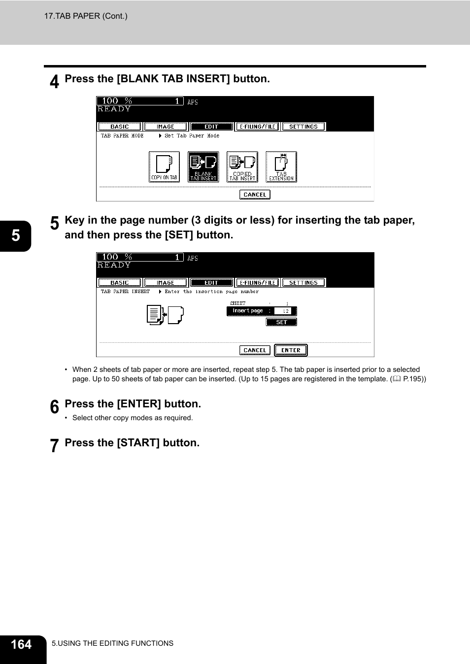 Toshiba E-STUDIO 850 User Manual | Page 166 / 338