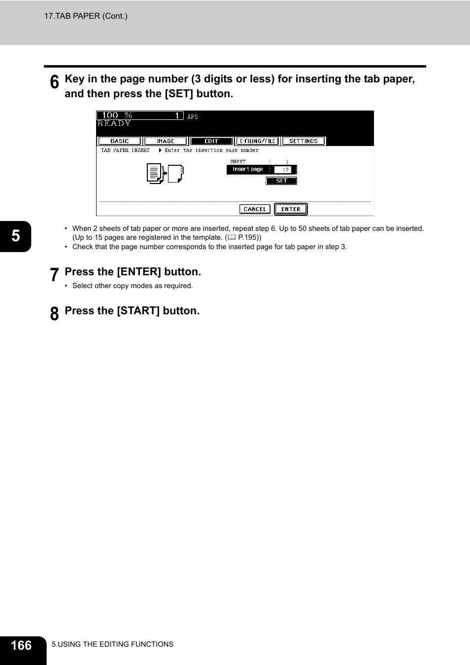 Toshiba E-STUDIO 850 User Manual | Page 168 / 338