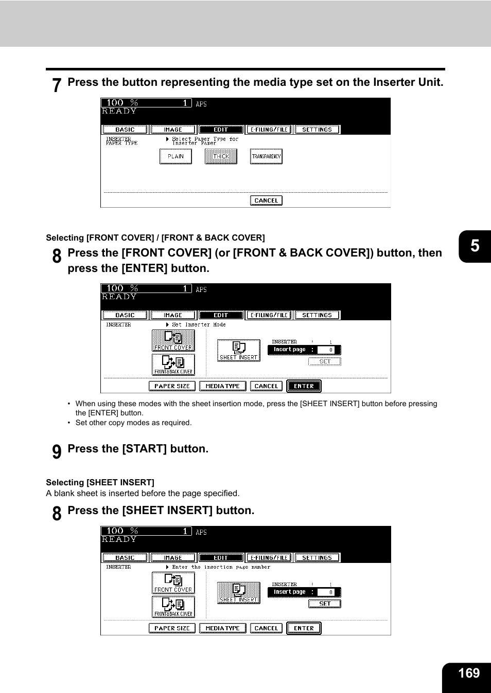 Toshiba E-STUDIO 850 User Manual | Page 171 / 338