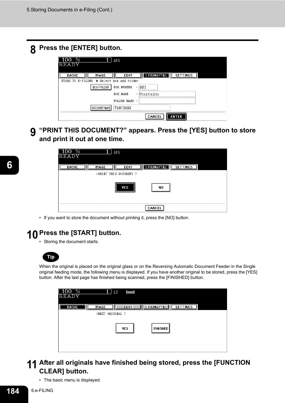 Toshiba E-STUDIO 850 User Manual | Page 186 / 338