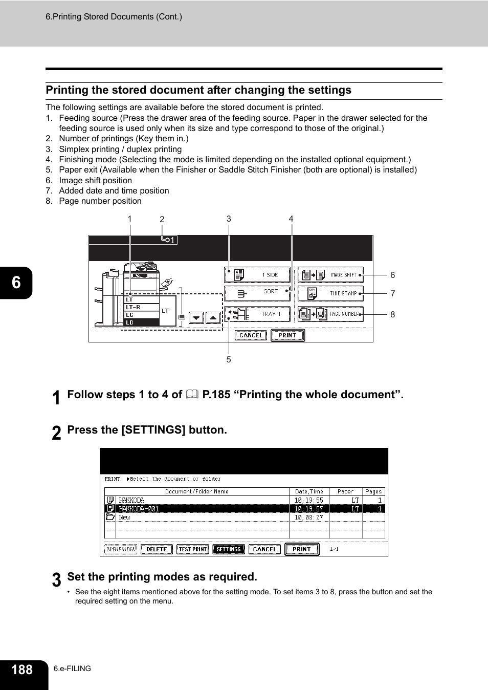 Toshiba E-STUDIO 850 User Manual | Page 190 / 338