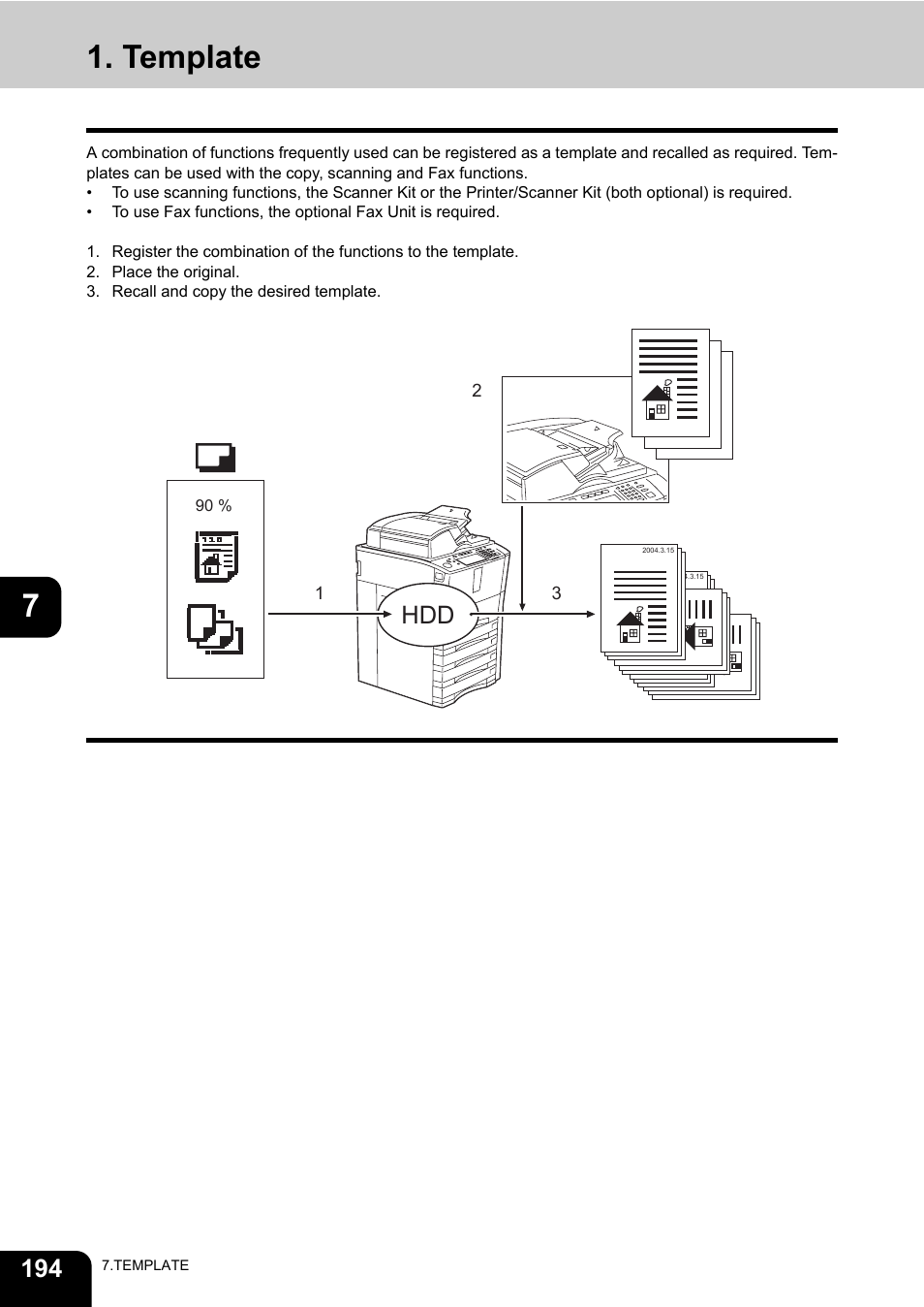 Template | Toshiba E-STUDIO 850 User Manual | Page 196 / 338