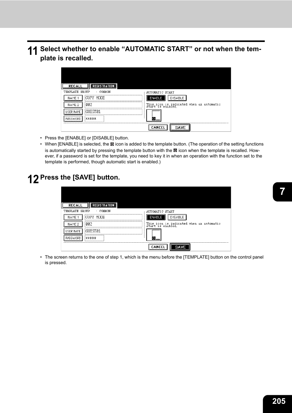 Toshiba E-STUDIO 850 User Manual | Page 207 / 338