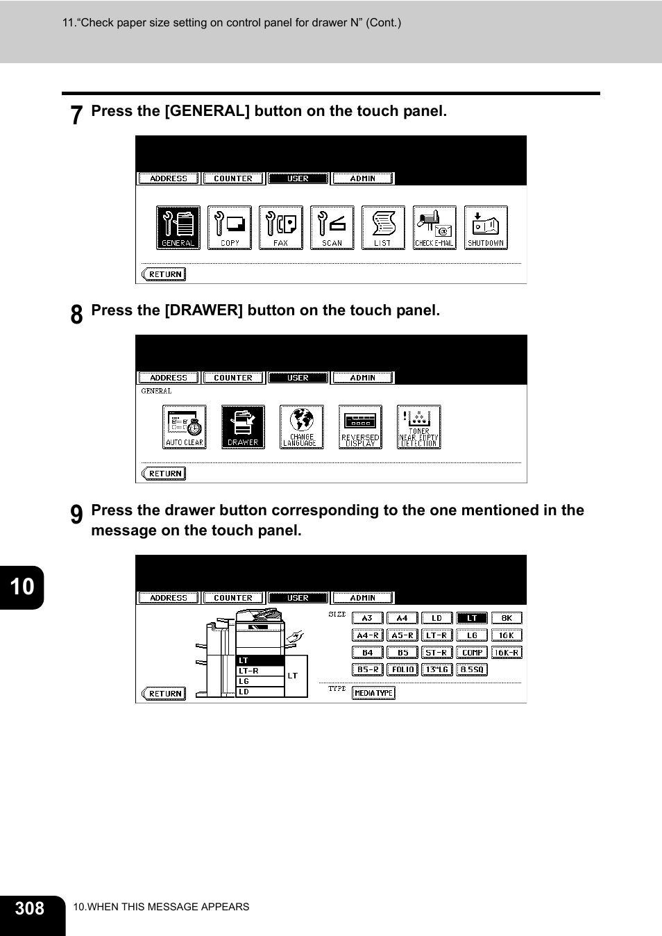 Toshiba E-STUDIO 850 User Manual | Page 310 / 338