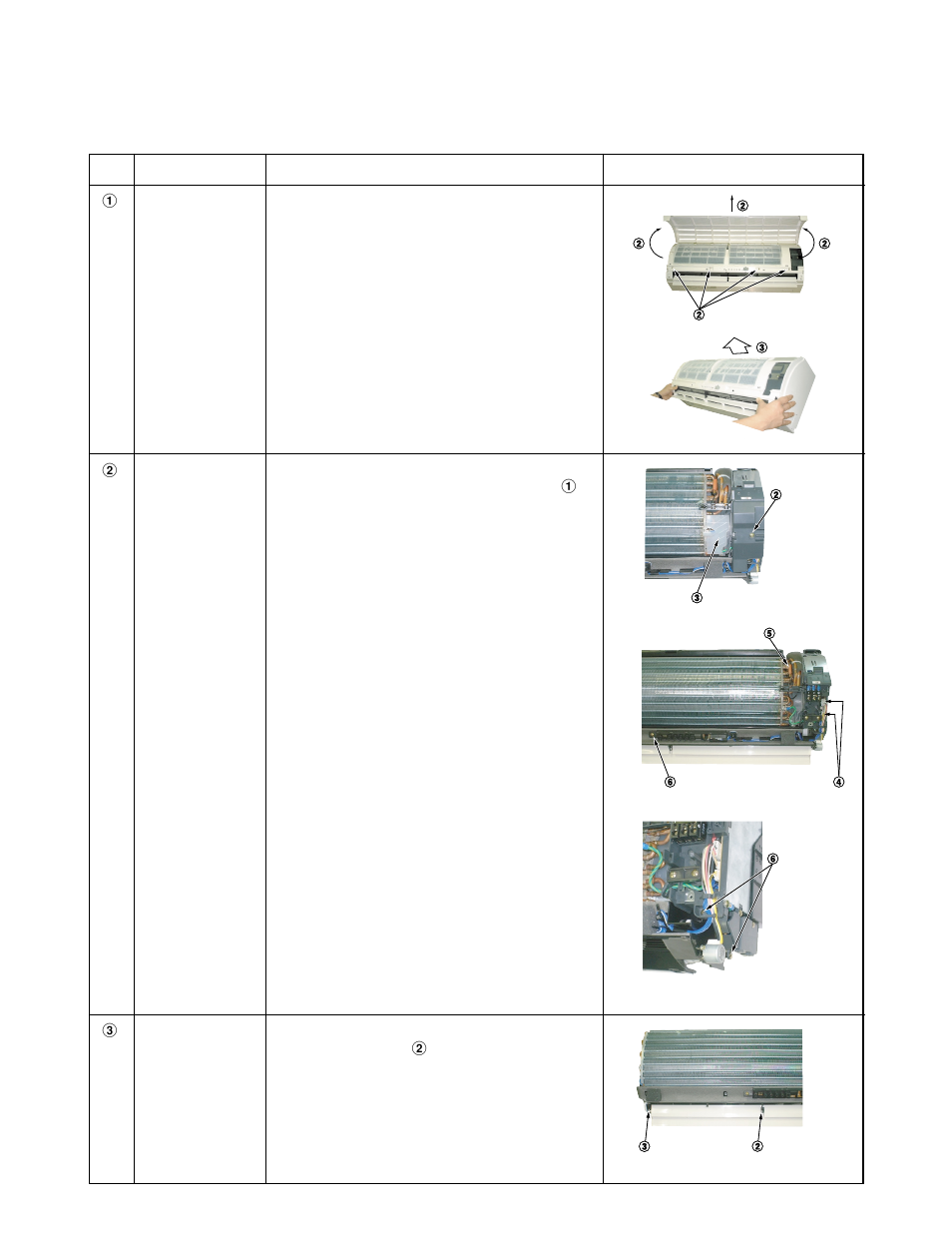 How to replace the main parts, 1. indoor unit | Toshiba RAS-13UAV-E2 User Manual | Page 73 / 88