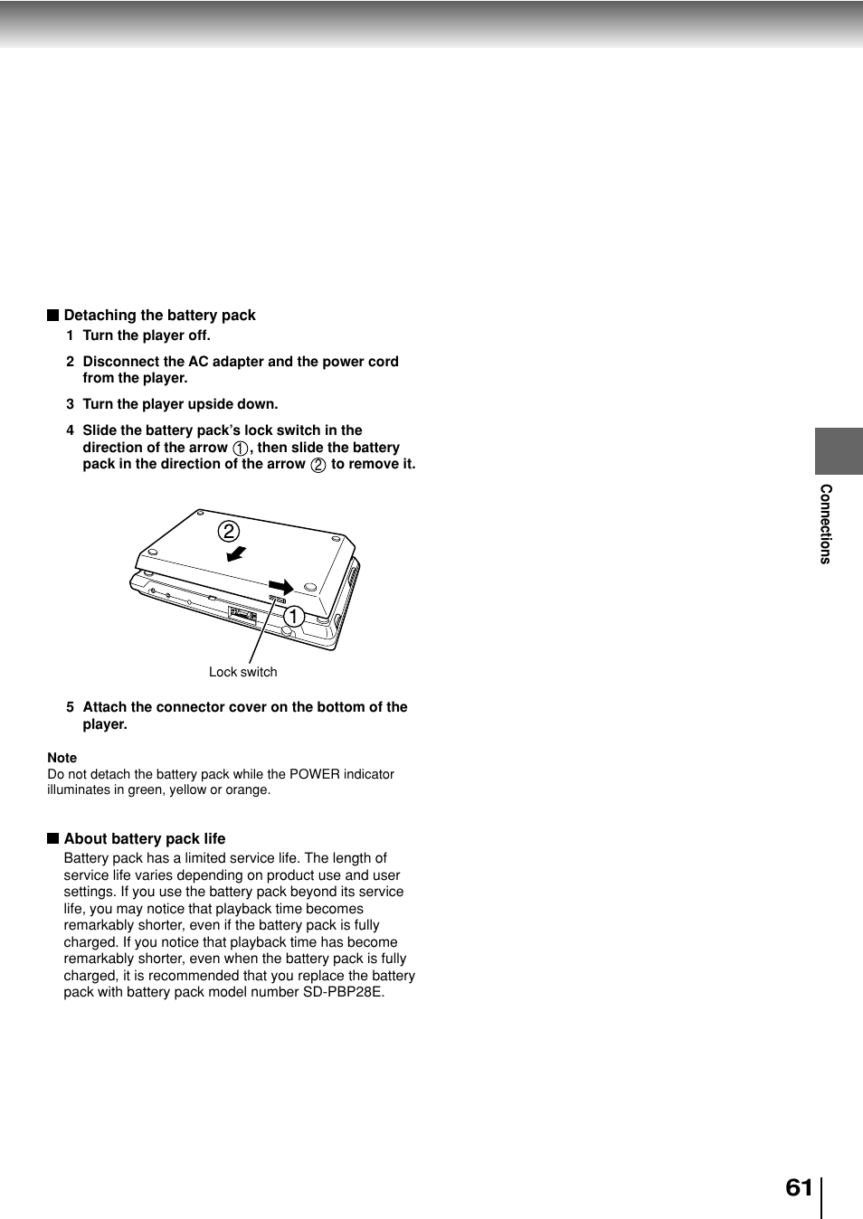 Toshiba SD-P2800SE User Manual | Page 61 / 72