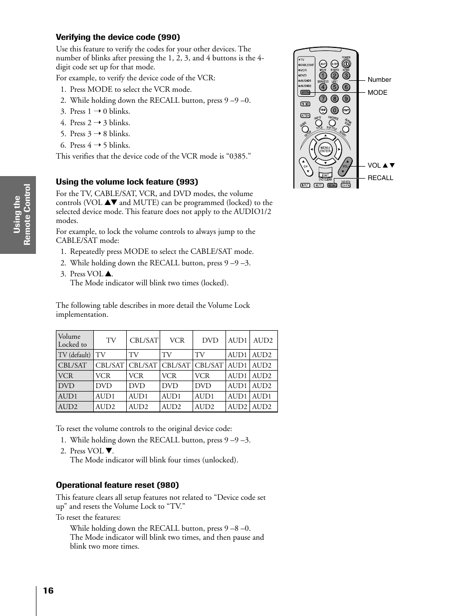 Toshiba 50HX81 User Manual | Page 16 / 59