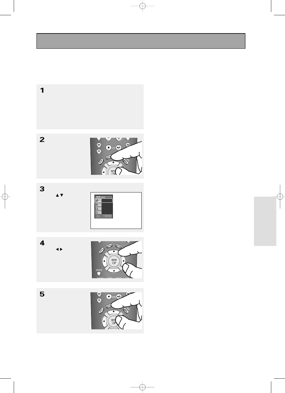 Advanced functions, Dvd audio playback, Ad v anced functions | Toshiba SD-6980SY User Manual | Page 41 / 76