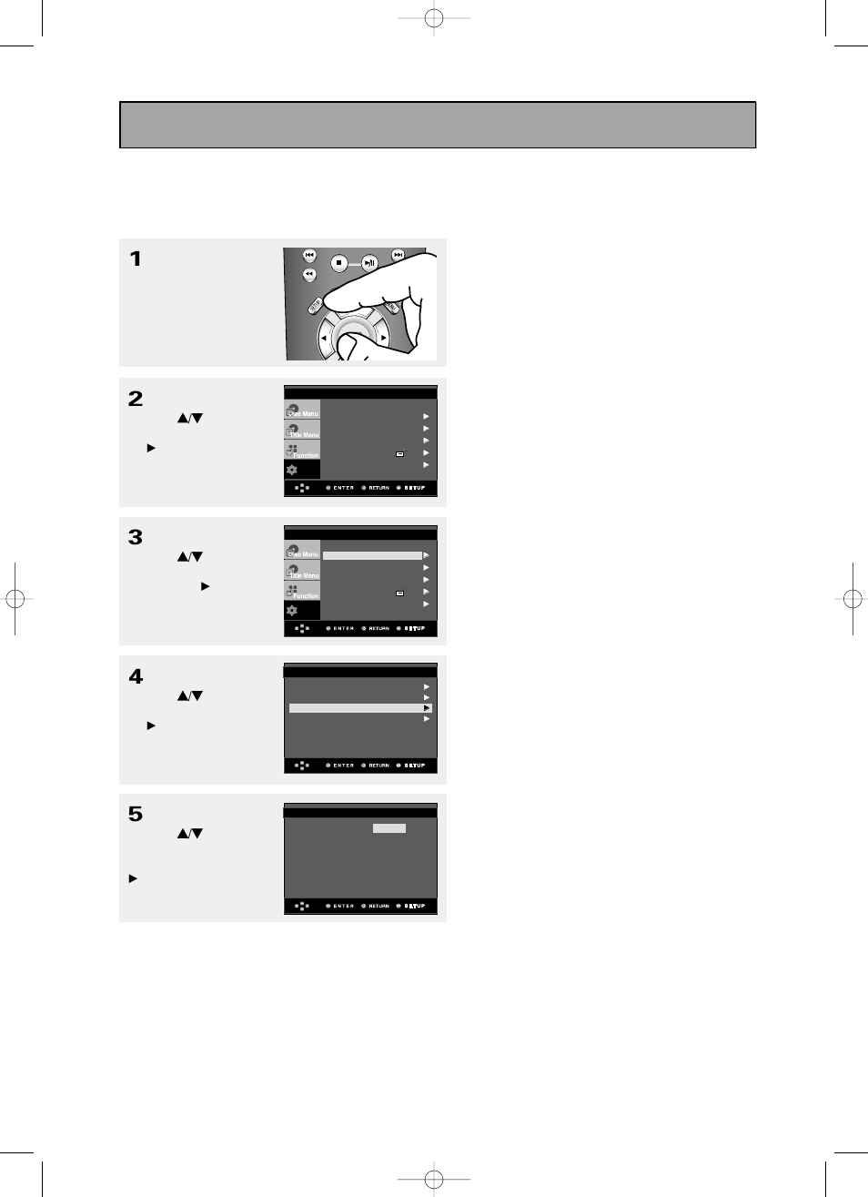 Changing setup menu, Eng-58 using the audio language | Toshiba SD-6980SY User Manual | Page 58 / 76