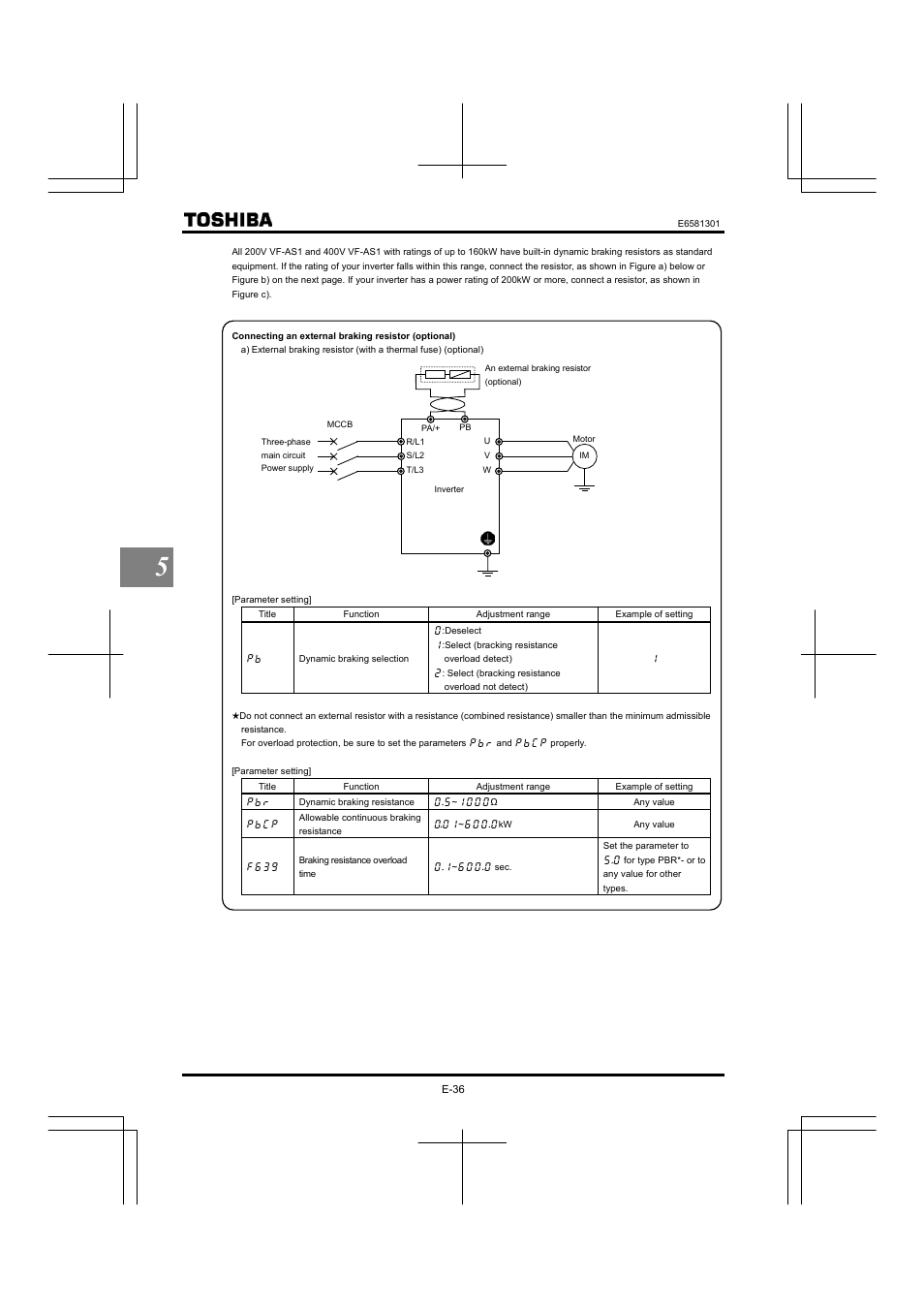 Toshiba Tosvert VF-AS1 User Manual | Page 102 / 312