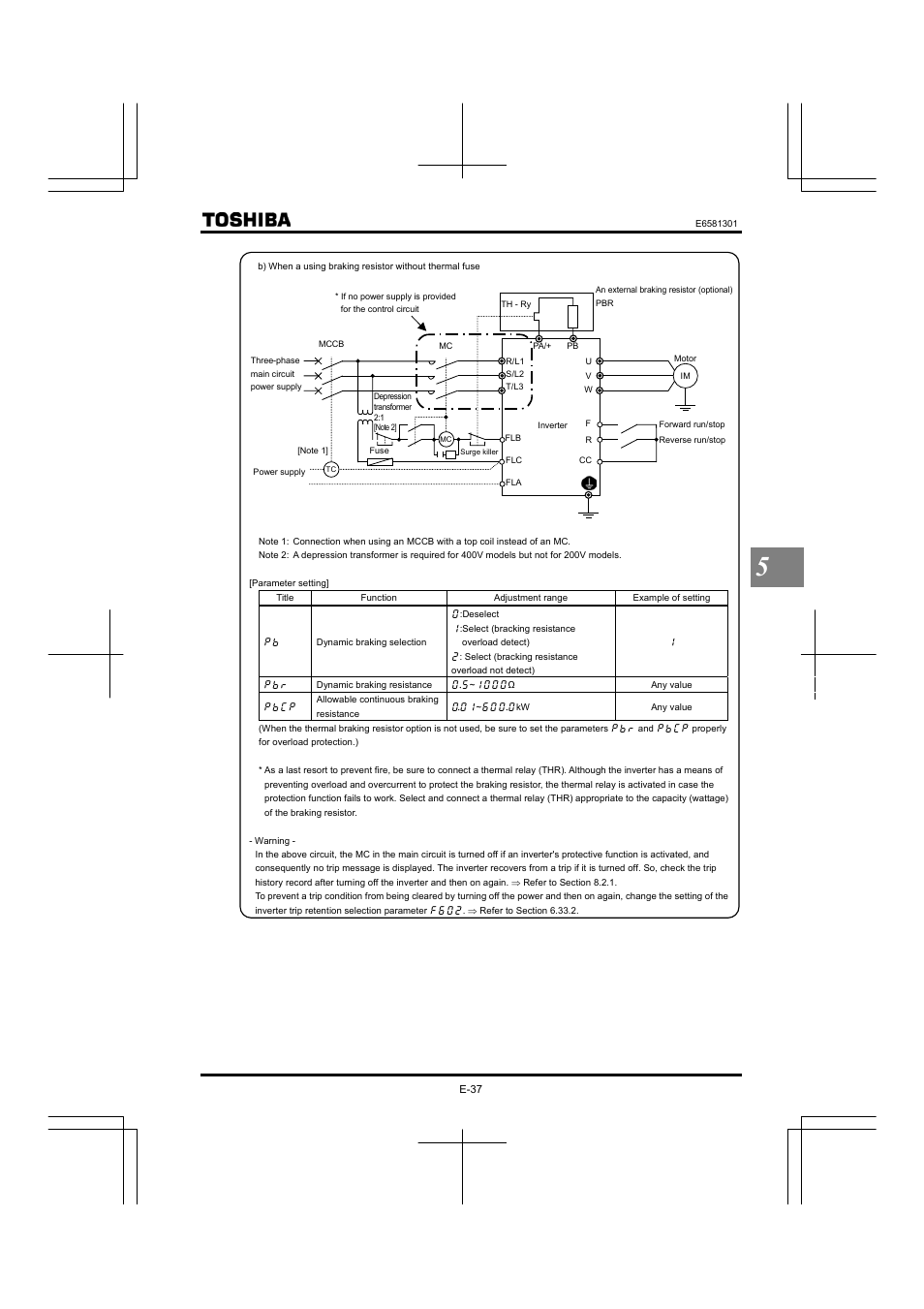 Toshiba Tosvert VF-AS1 User Manual | Page 103 / 312