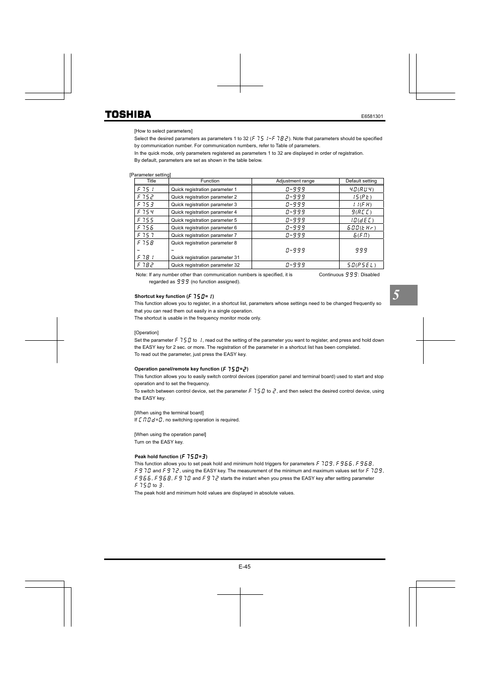 Toshiba Tosvert VF-AS1 User Manual | Page 111 / 312