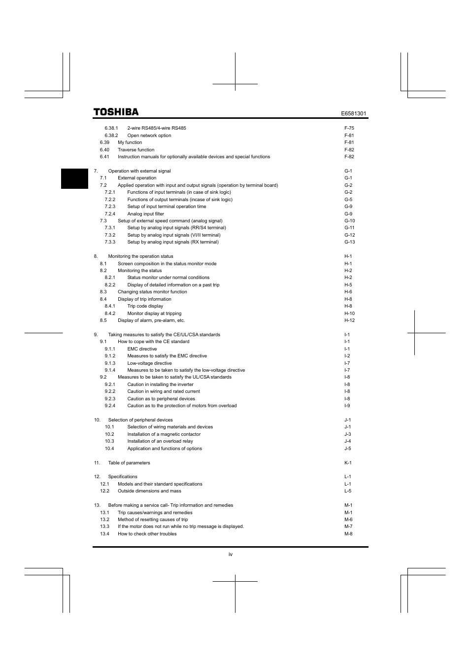 Toshiba Tosvert VF-AS1 User Manual | Page 14 / 312
