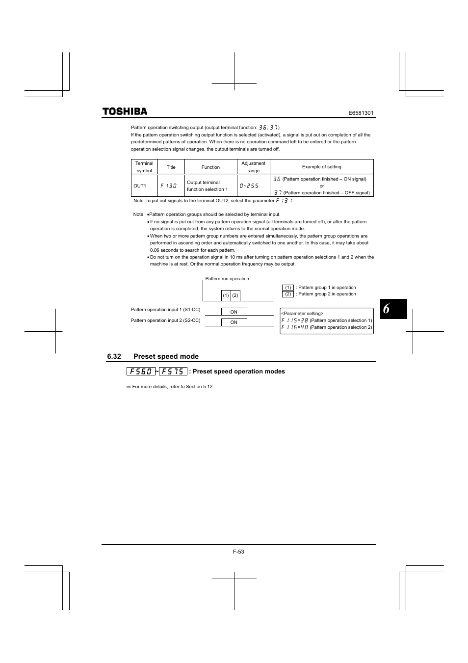 32 preset speed mode | Toshiba Tosvert VF-AS1 User Manual | Page 165 / 312