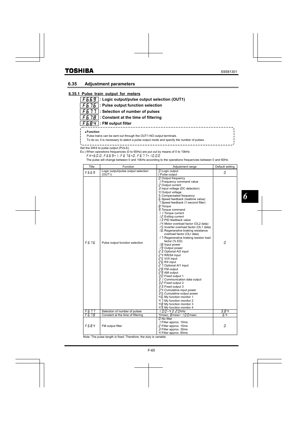 35 adjustment parameters | Toshiba Tosvert VF-AS1 User Manual | Page 177 / 312