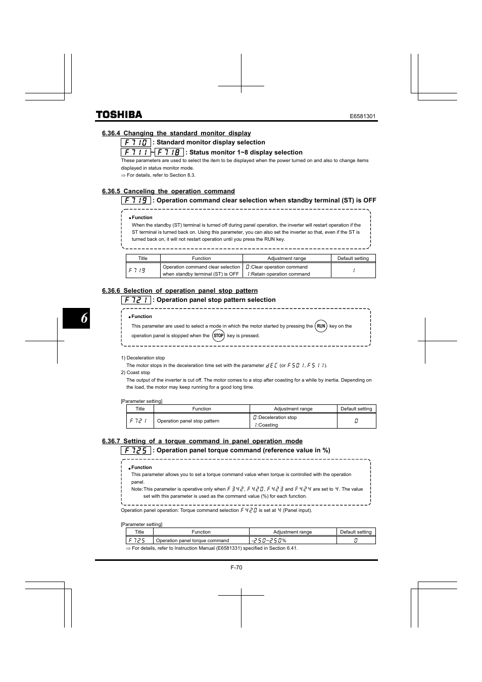 Toshiba Tosvert VF-AS1 User Manual | Page 182 / 312