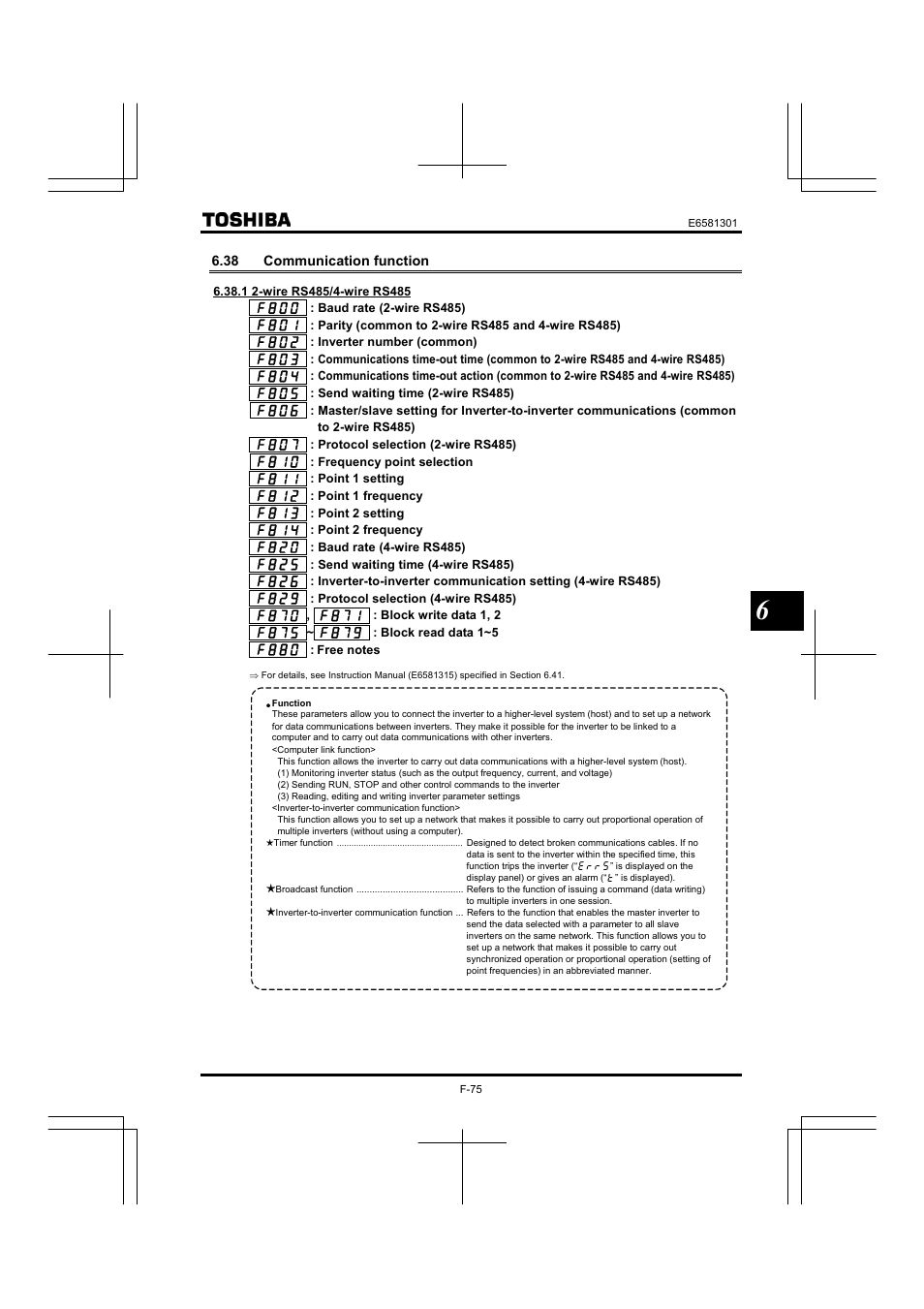 38 communication function | Toshiba Tosvert VF-AS1 User Manual | Page 187 / 312