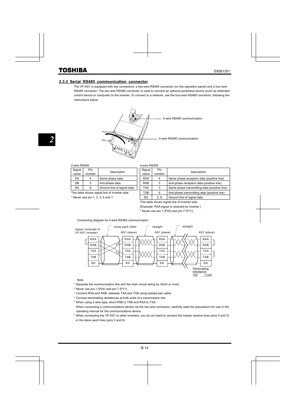 Toshiba Tosvert VF-AS1 User Manual | Page 54 / 312