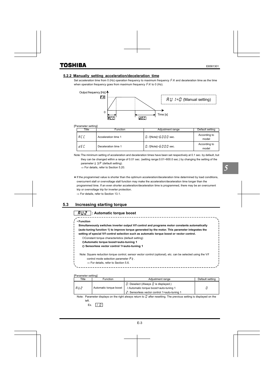 3 increasing starting torque | Toshiba Tosvert VF-AS1 User Manual | Page 69 / 312