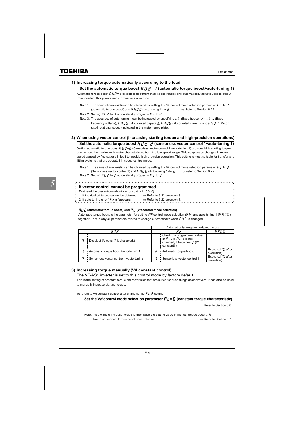 Toshiba Tosvert VF-AS1 User Manual | Page 70 / 312