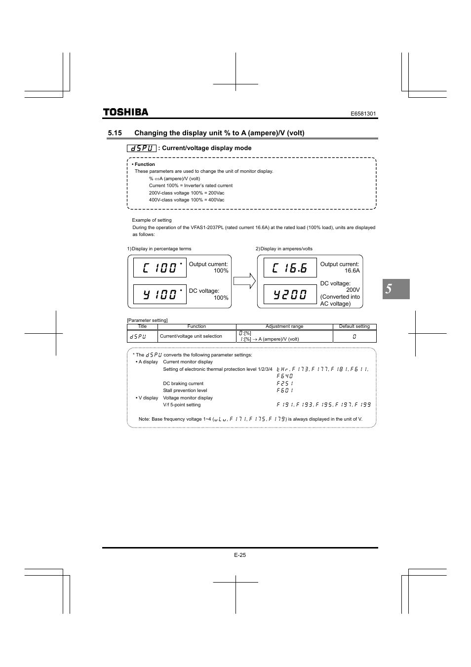 E e | Toshiba Tosvert VF-AS1 User Manual | Page 91 / 312