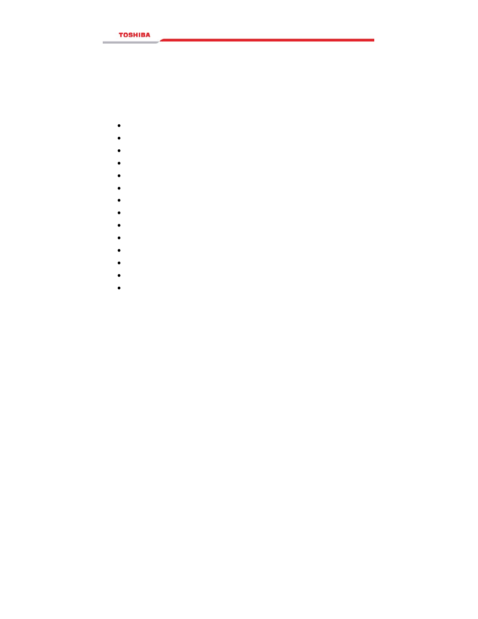 Toshiba RELIABILITY IN MOTION 1000 User Manual | Page 25 / 54