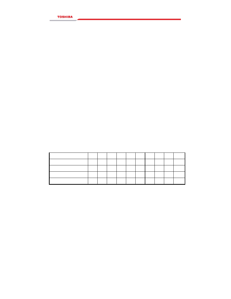 Toshiba RELIABILITY IN MOTION 1000 User Manual | Page 39 / 54