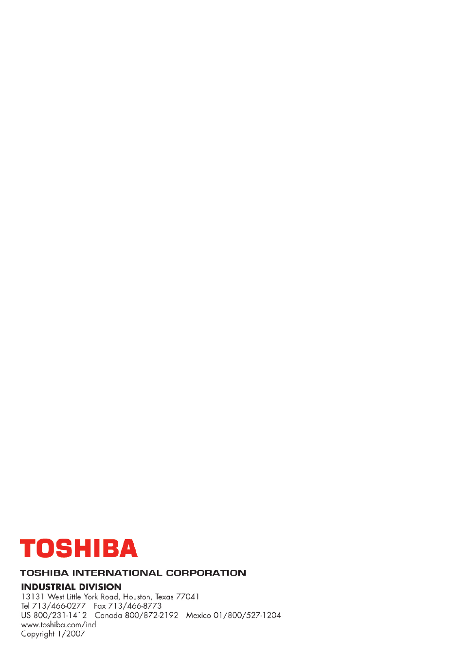 Toshiba RELIABILITY IN MOTION 1000 User Manual | Page 54 / 54